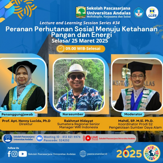 Webinar Peranan Perhutanan Sosial Menuju Ketahanan Pangan dan Energi
