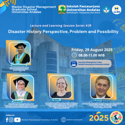 Webinar Disaster History: Perspective, Problem, and Possibility